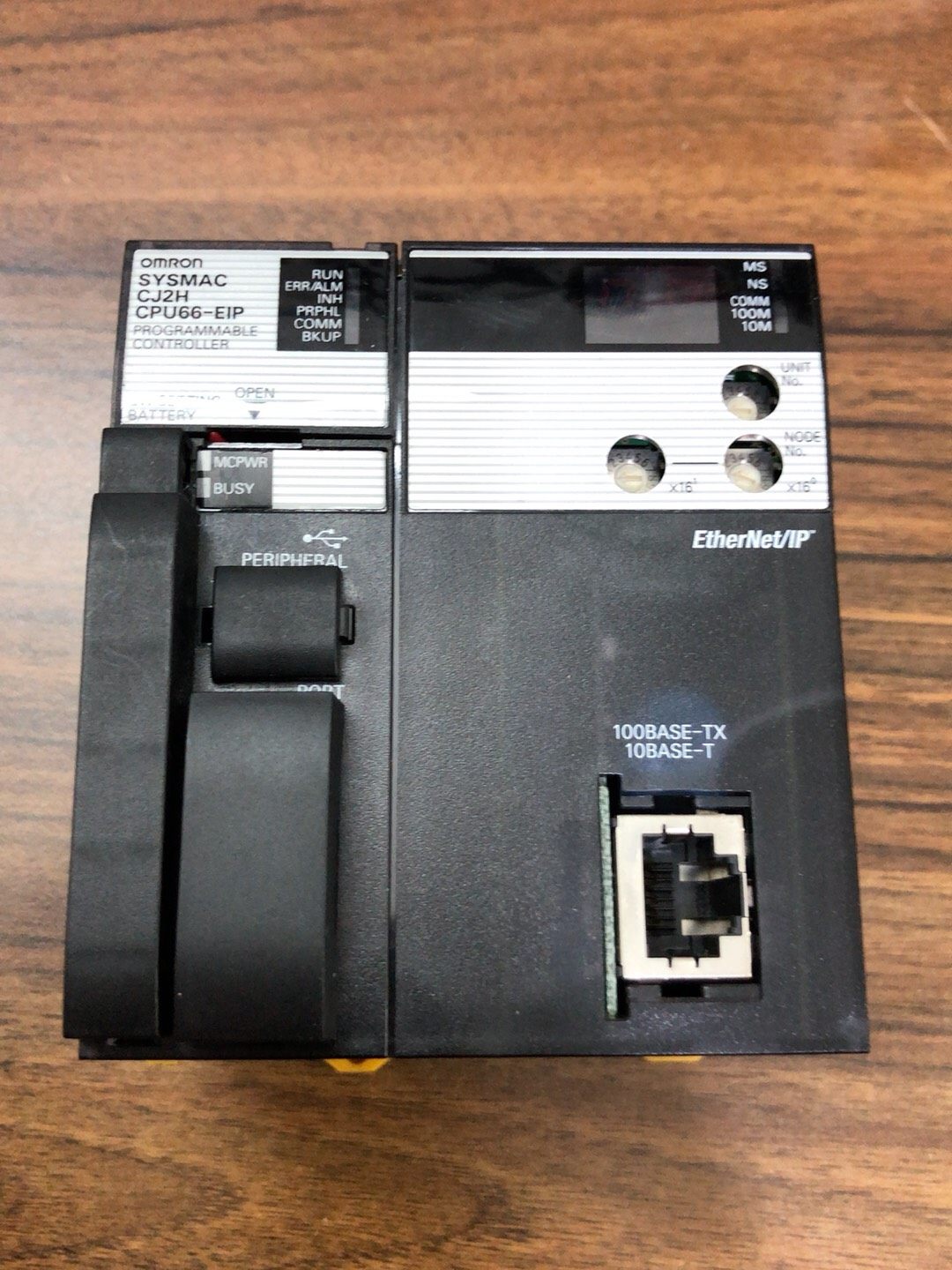 欧姆龙模块CJ2H-CPU66-EIP，数量一台，功能OK，