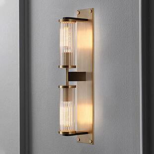 壁灯卧室床头灯轻奢客厅电视背景墙水晶壁灯简约现代两侧装饰灯