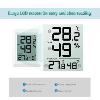 Thermometer Humidity Monitor TS-FT0423 Temperature Humidity