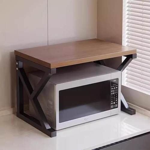 微波炉置物架厨房多功能台面烤箱架子家用电饭煲专用多层收纳支架