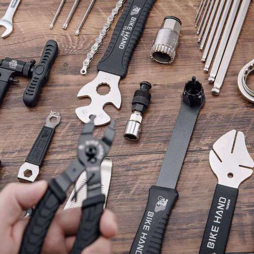 BIKEHAND自行车修车工具修理箱套装修理山地车工具骑行装备YC-758