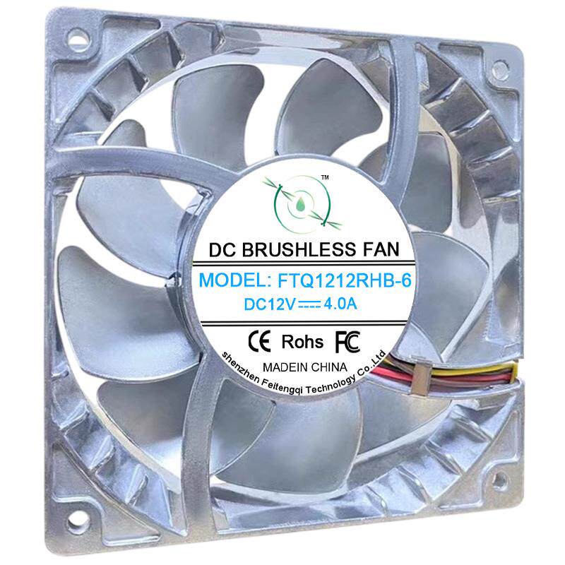 12038全金属12V 4A12cm/厘米工控设备改装车大风量耐高温散热风扇