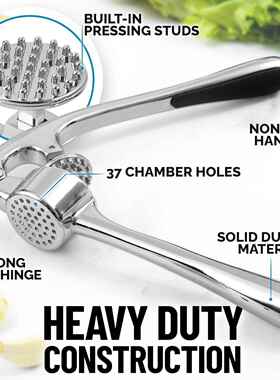 Garlic Press Set Garlic Mincer Tool Kitchen Gadgets