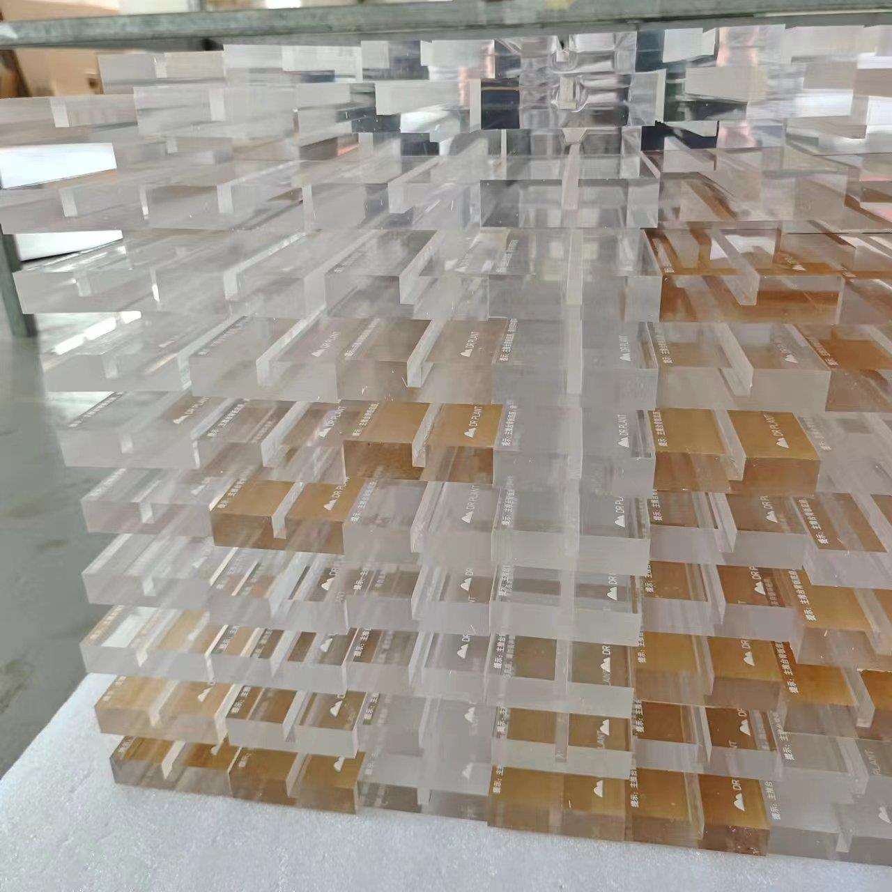 亚克力卡槽 有机玻璃透明实验仪器装置雕刻打孔加工制作