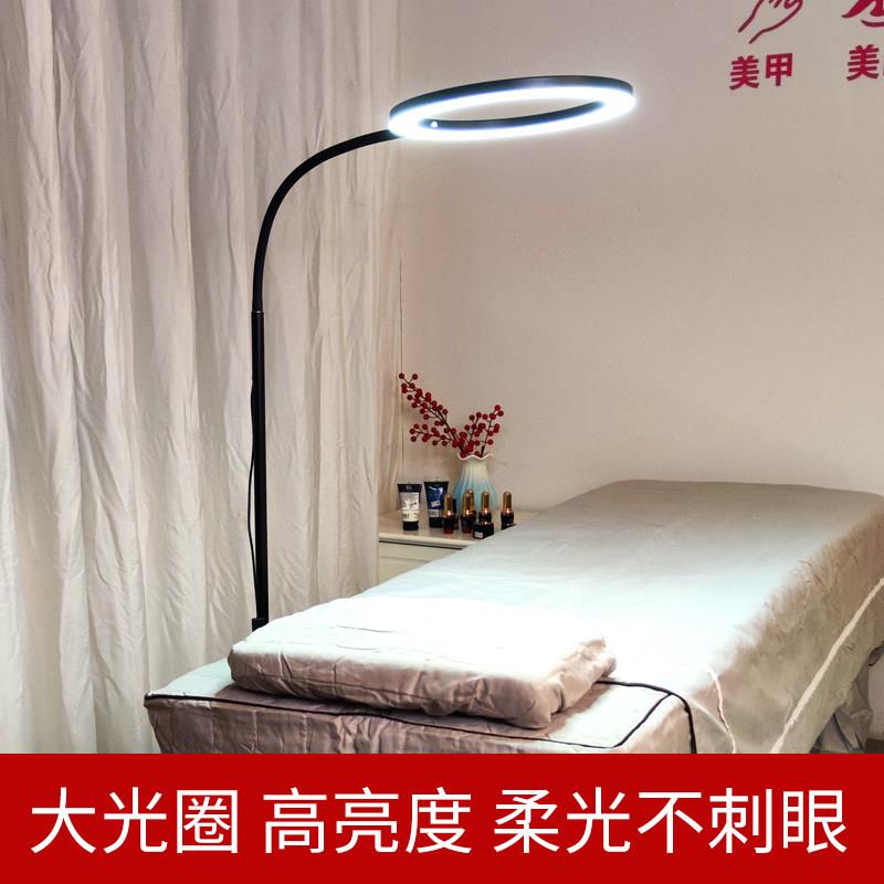 美睫纹绣落地灯110V美容美甲店专用无影冷光灯纹身纹眉补光灯超亮