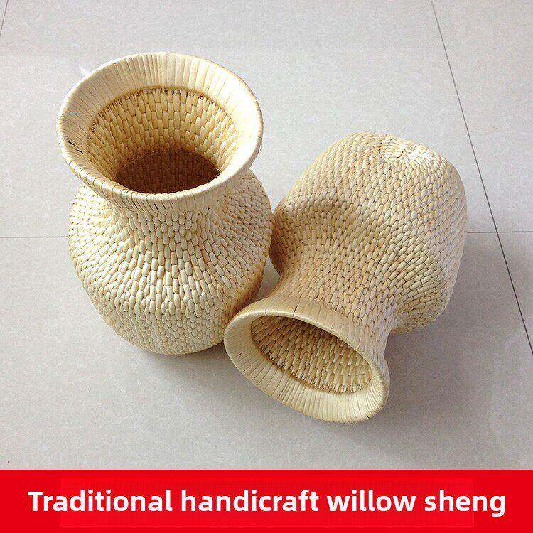 采购产品传统手工艺品，柳条，大吊桶，柳条储篮，大米篮，桶容器