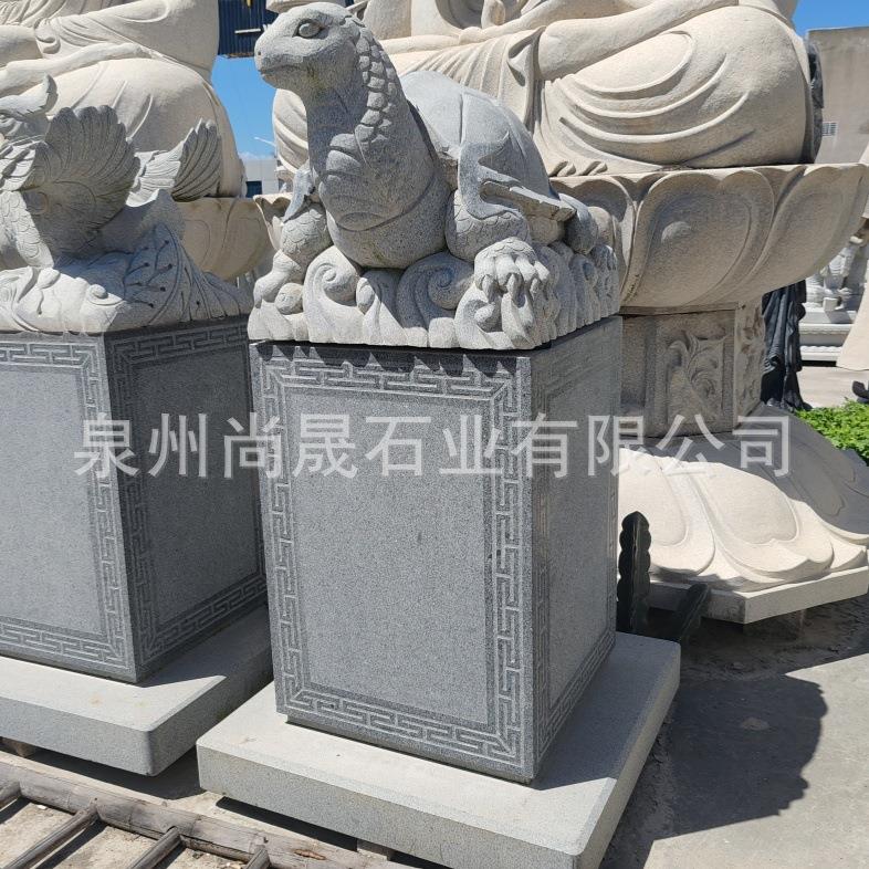 石雕青龙白虎朱雀玄武四大神兽动物雕塑摆件寺庙景区园林石雕图腾
