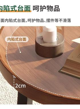 茶几QBR客家用户型沙头发边几圆形阳台小桌子茶桌简约小床柜厅置