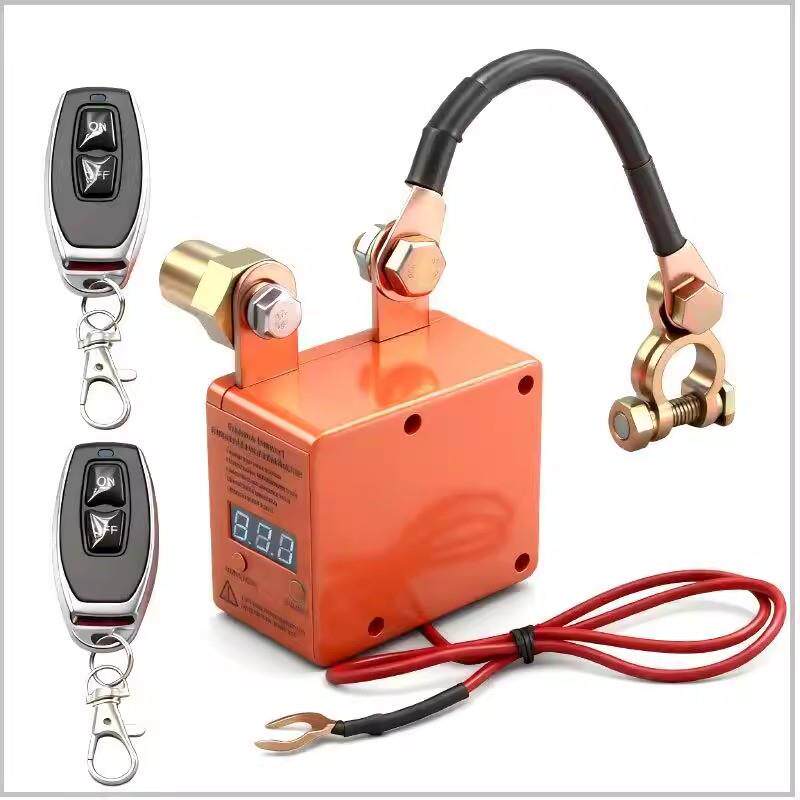 智能遥控汽车电瓶断电开关12v24v防漏电亏电大功率电瓶断开关