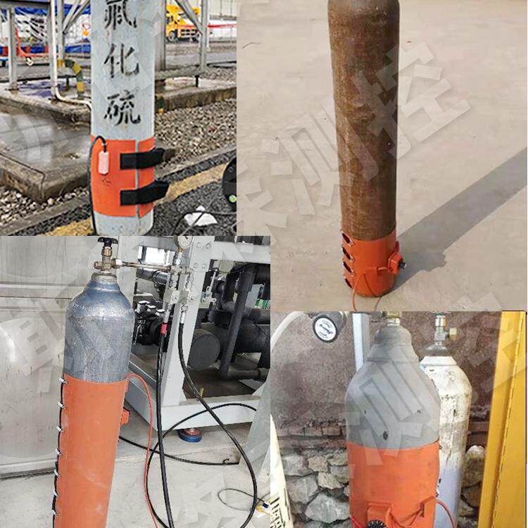 氧气瓶加热带 二氧化氮瓶加热带六氟化硫钢瓶硅橡胶可调温加热带