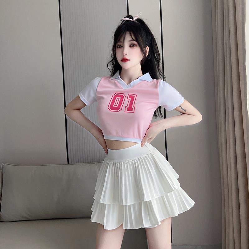 爵士风格女装性感jazz爵士舞服装足球宝贝啦啦队啦啦操舞蹈演出服