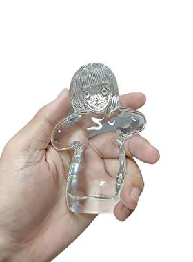 魔幻手机傻妞归来一透明水晶娃娃送女友生日礼品七彩灯光