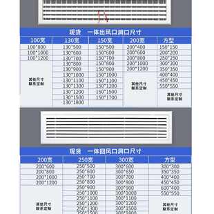 风排风条形家用 可调出风口气口进节换通风百叶窗风向中央空调新款