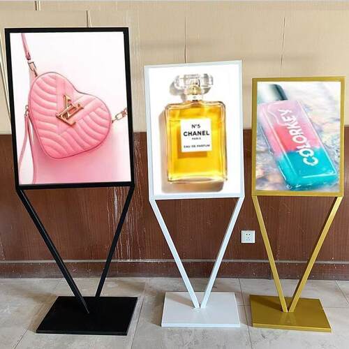 kt板支架广告牌展示牌v型水牌立架指示牌立牌海报展架立式落地式