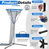 工厂直销排球练习网户外成人训练网室内练习网多档位调节训练