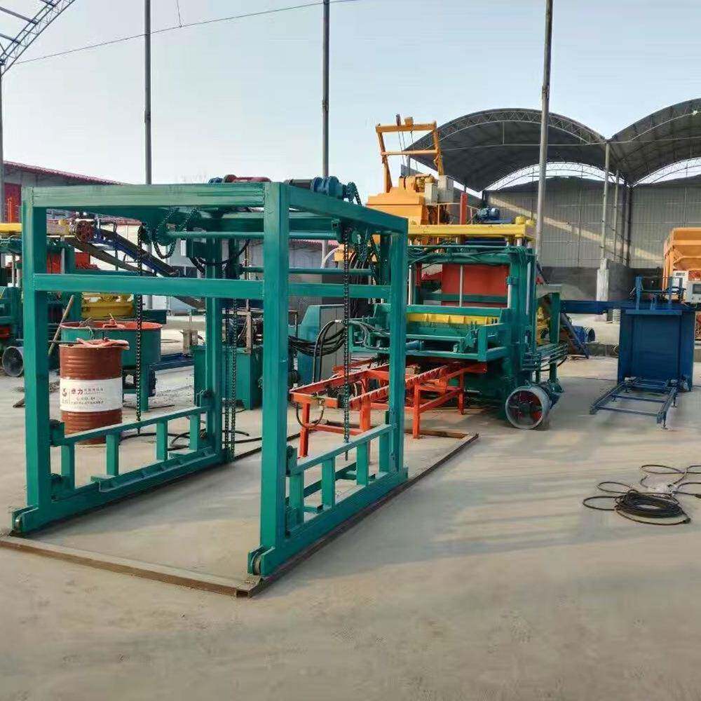 QT5-15新款中型全半自动液压多功能水泥空心砖水泥路面彩砖制砖机