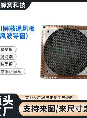 EMMI屏蔽通风板通风波导窗蜂窝芯精密仪器电磁金属铝合金建筑幕墙