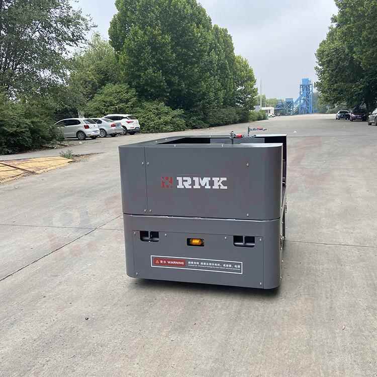 舵轮全向电动平板车 蓄电池无轨地平车 车间货物转运搬运