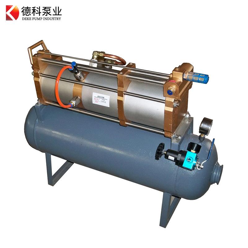 德科气体增压装置不锈钢材质流量输出可调控配气罐压力测试单元