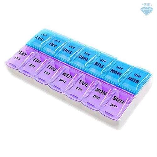 Hot Sale7 Day Pill Box Medicine Tablet Dispenser Organiser