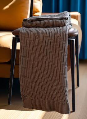 1AA166床之子针织毯加长加厚尾毯沙发多用毯休闲毯酒盖店床尾巾