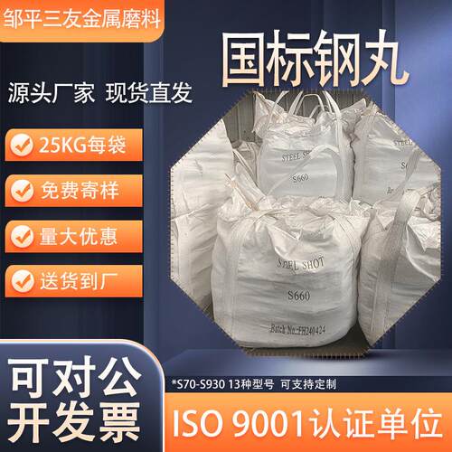 机械抛丸喷砂打砂除锈清理强化国标钢砂金属磨料填充颗粒精密
