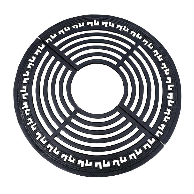 山西厂家批发铸铁树篦子 护树板树围子 树池装饰盖板树根防护外贸