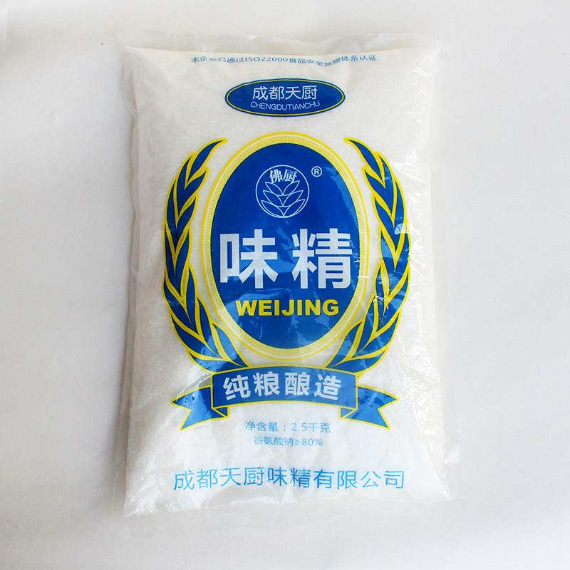 成都天厨味精5斤 晶体颗粒状鸡精佛厨小面米线餐饮家用商用大包装