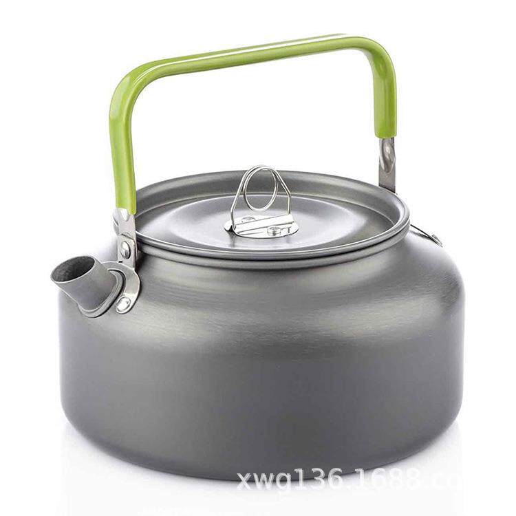 新款直销供应户外茶壶1.2L 野营烧水壶 野餐泡茶茶壶便携式超轻咖