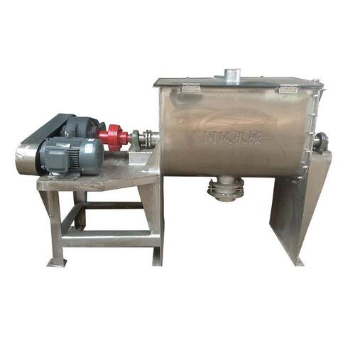 卧式双螺带混合机不锈钢粉末搅拌机SH1000双螺旋混合机