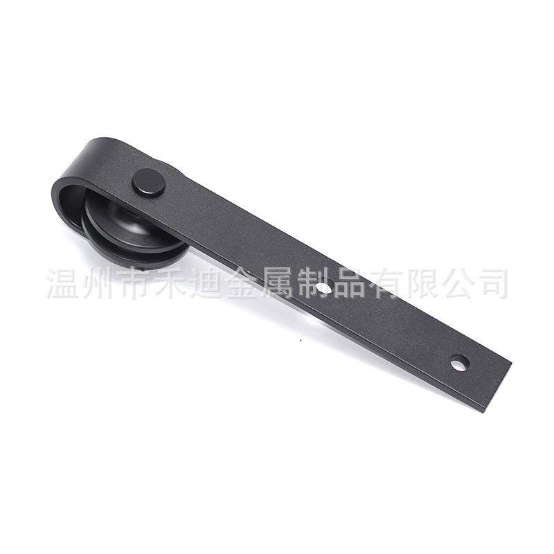 J型经典款谷仓门五金谷仓门吊轨滑轮轨道移门轨道滑轨推拉门五金