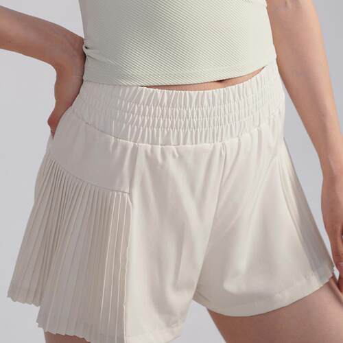 Cloud Nine White Woven Swimsuit Cover-Up Shorts with