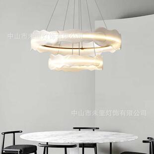 酒店包厢包房饭店包间现代简约灯具别墅客厅餐厅卧室奶油风吊灯