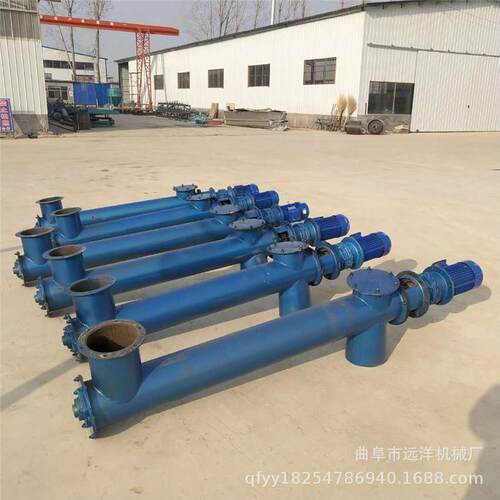 304不锈钢螺旋输送机u型水泥蛟龙给料机绞龙上料提升机
