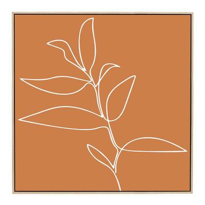 高档port piting a几何抽n象复古怀旧装画卧室床头摆画手绘线条挂