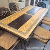 烧烤烤桌室ZIM庭院户外摆电烧铸铝露台花园露天铁艺家用外外休闲