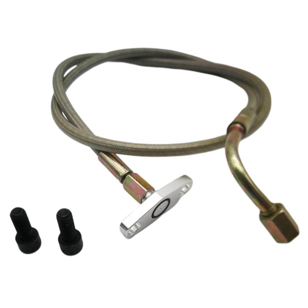 汽车配件 3AN T3 T4涡轮增压机油供给管路组件配置进料法兰节流器