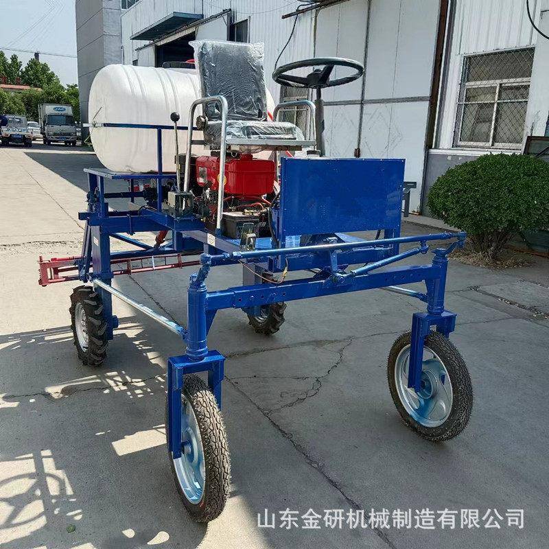 柴油水旱田打机玉米棉花自走式四轮喷雾器乘坐式三轮除虫器