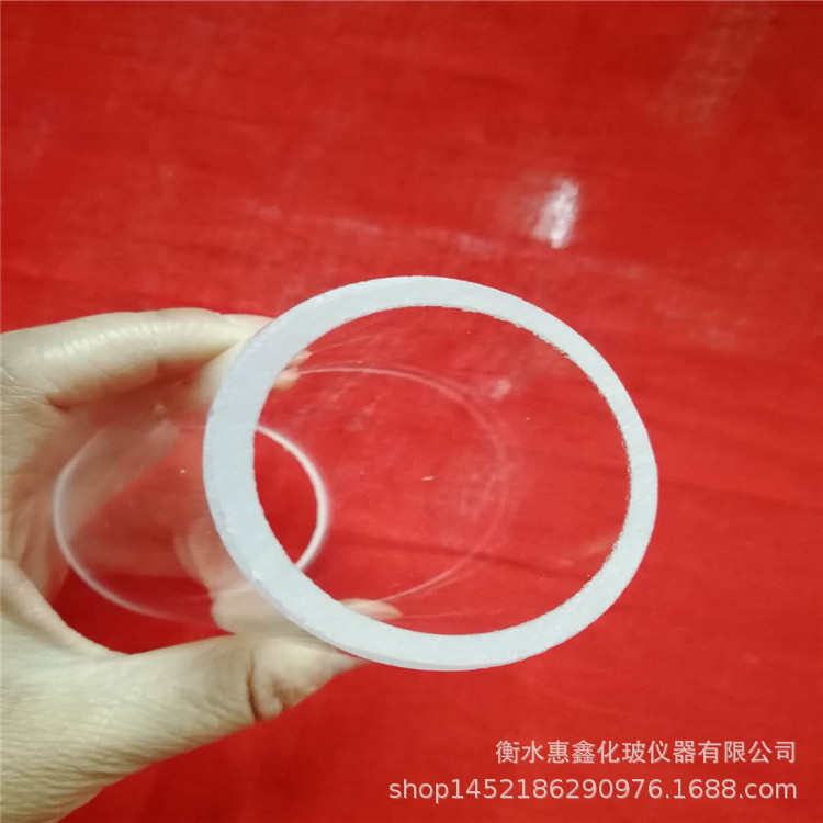 厂家 供应化工管道锅炉玻璃视筒反应釜视盅高硼硅玻璃筒玻璃视盅