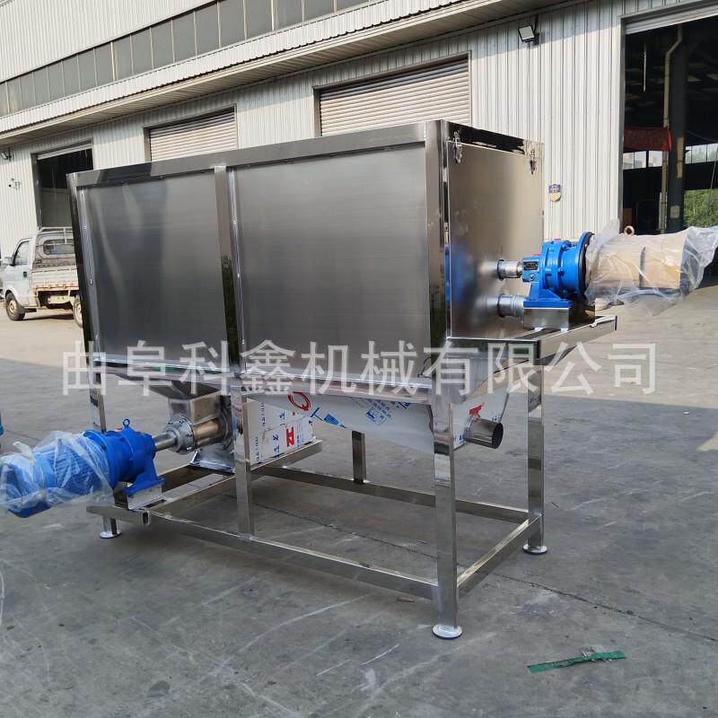 肉食鸡粪便滚筒式分离机微滤款肉鸭粪便脱水机食物残渣挤干机科鑫