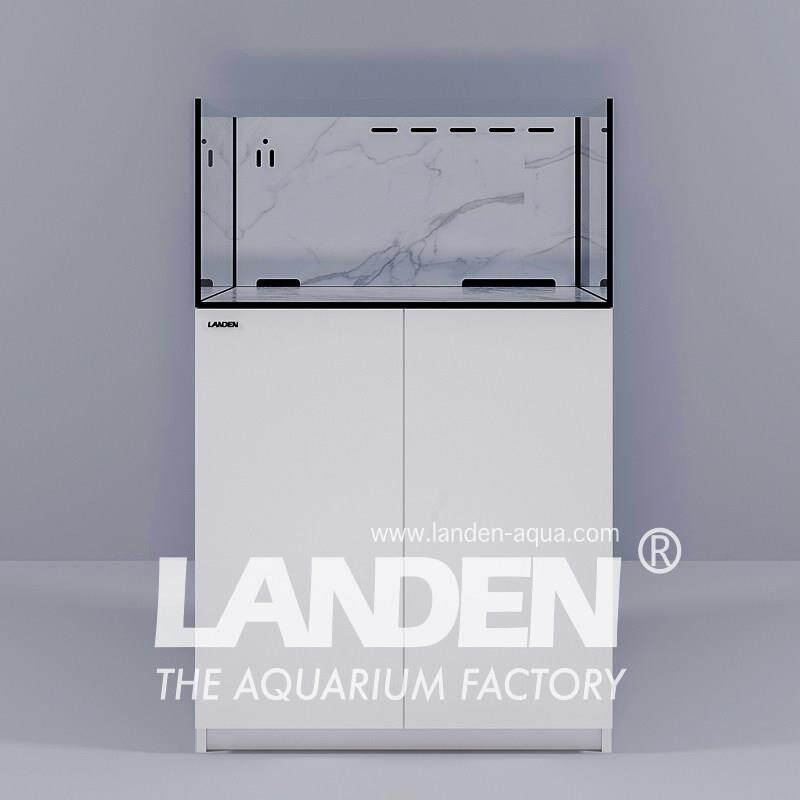 蓝甸LANDEN侧溢流背滤金鱼兰寿缸溪流缸全套岩板底滤客厅鱼缸家用