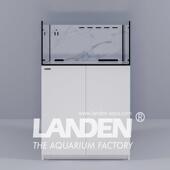 蓝甸LANDEN侧溢流背滤金鱼兰寿缸溪流缸全套岩板底滤客厅鱼缸家用
