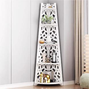 三角置物架墙角置物柜拐角角柜卫生间落地一体靠墙卧室角落转角柜