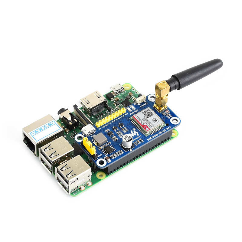 树莓iot微 模组雪全-sim7020c  模块送板派nb网通nb4支持 扩展