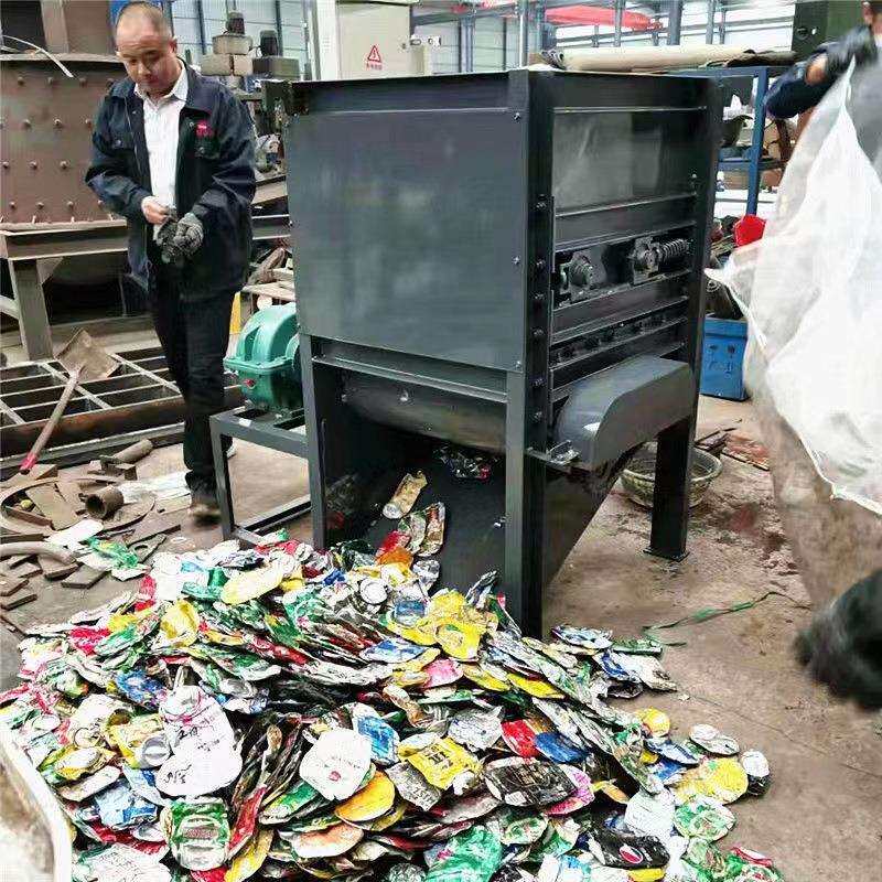 小型家用铝瓶罐挤扁机易拉罐压扁机啤酒罐压片金属压平机设备