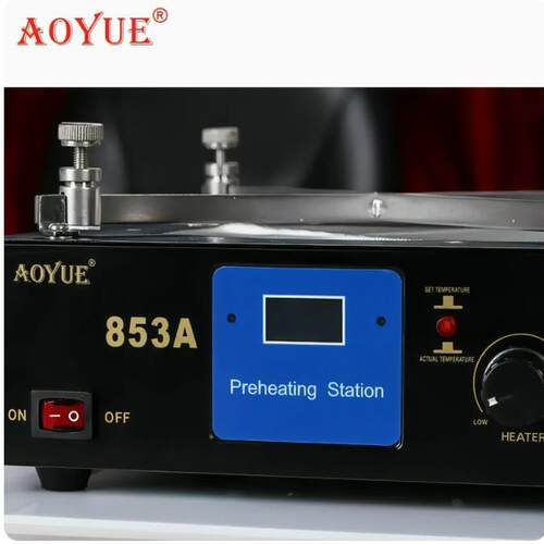 AOYUE853A++预热台BGA返修台500W数显恒温90-380℃加热台拆焊台