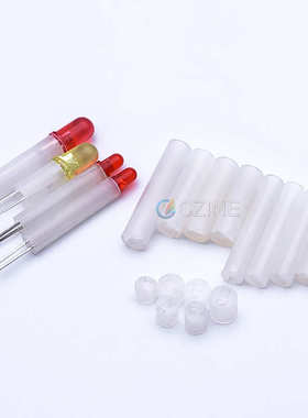 f3f4f5灯珠8mm间隔离柱白色尼龙灯柱垫高垫套led灯珠发光二极管