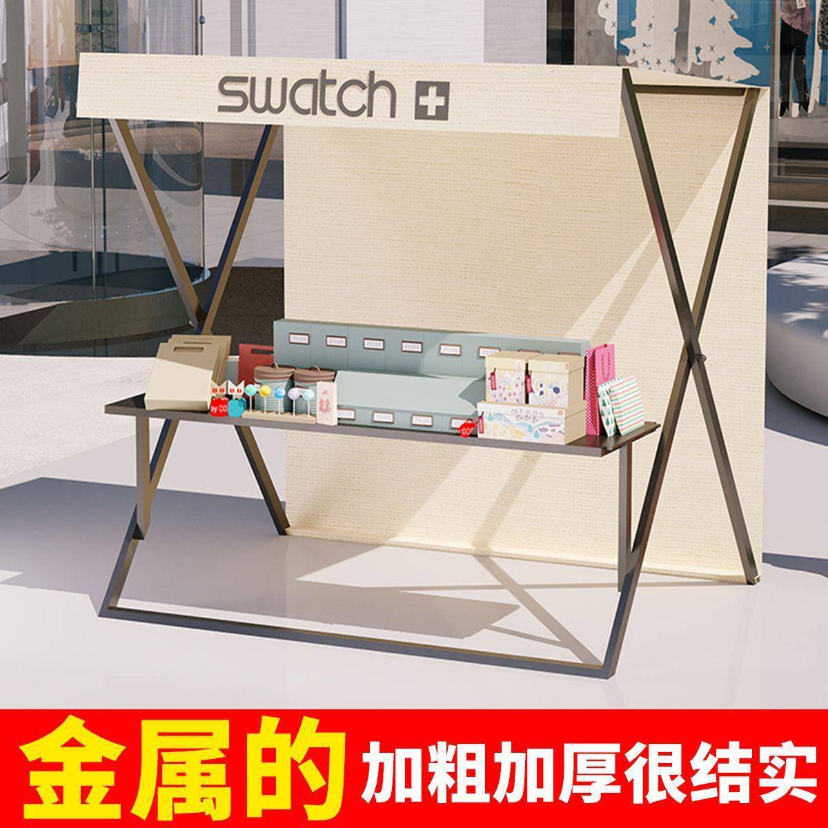 户外棚摆摊展示架可折叠促销花车小摊位集市夜市摆摊桌地摊售货车