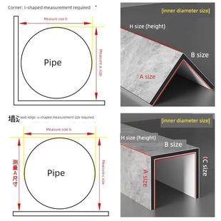 需定制碳晶板管道装 饰护角包管神器订制PVC板柱子亚克力包空调包