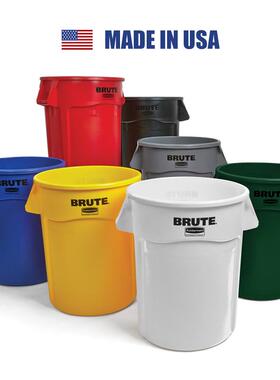 7F7376877YX乐柏美垃圾桶家用带盖大号收商用房厨余圆户外庭院室